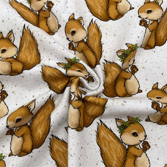 Wholesale Custom Digital Print Fabric Cotton Lycra Cartoon Free Sample Custom Print Cotton Lycra
