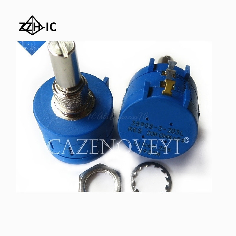 3590S 1K 2K 5K 10K 20K 50K 100K 500R 100R 200R ohm Precision Potentiometer Adjustable Resistor 3590 102 103 502 103 203 503 104