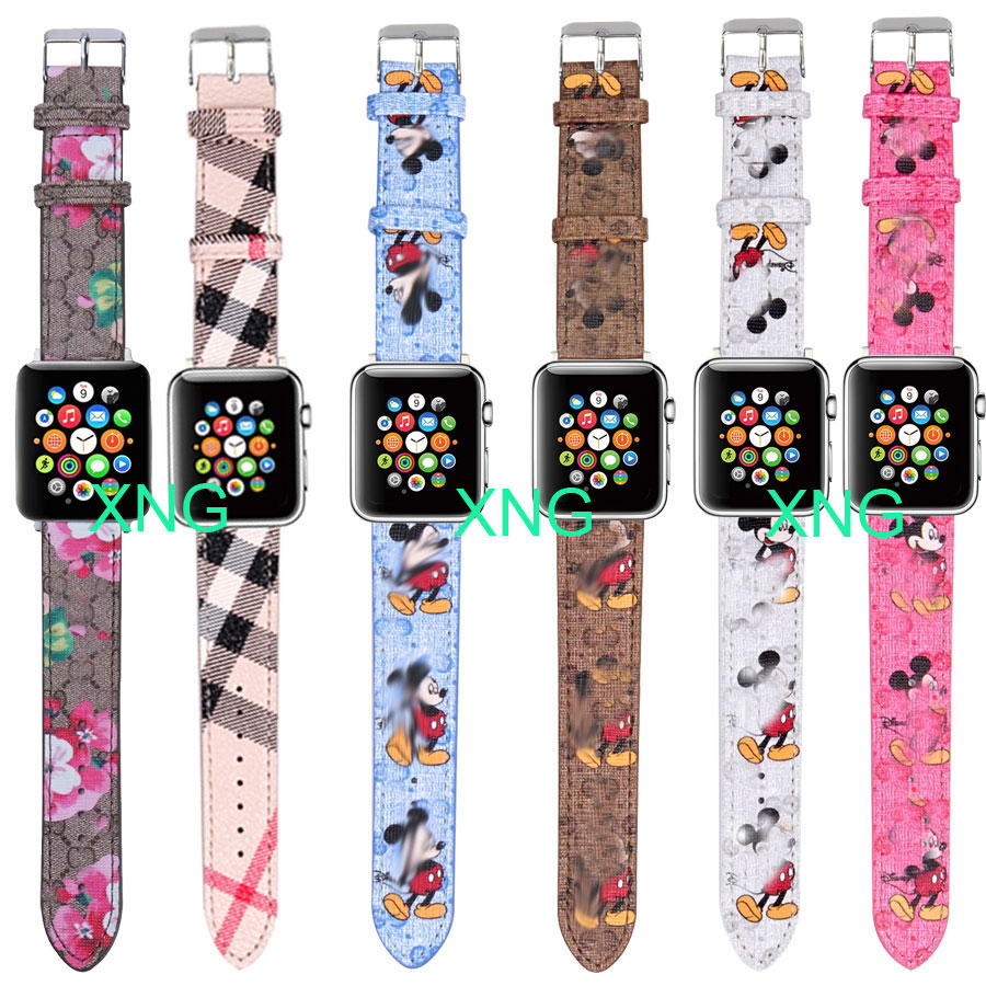 XNG factory роскошный кожаный ремешок ПУ ремешок для часов Apple iWatch защитный кожаный ремешок для Apple watch ремешок из нержавеющей стали
