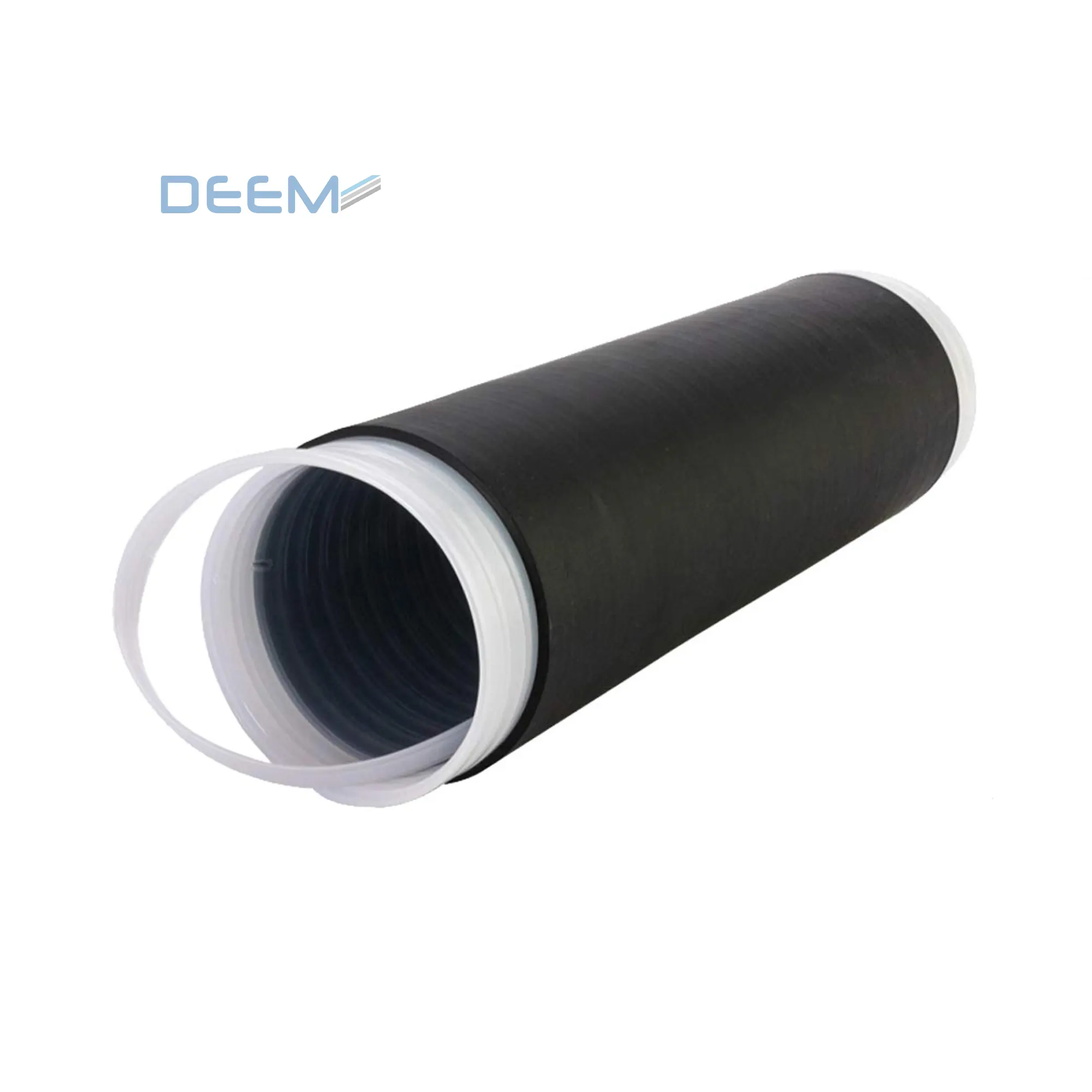 DEEM Black color flexible cold shrinkable sleeving cold shrink tube for cable insulation and protection