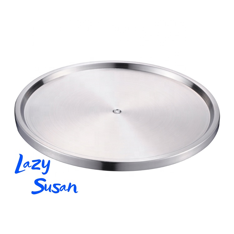 360 degree turntable stainless steel lazy susan