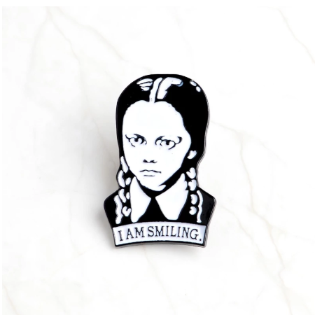 pin Hard Lapel pins figure Girl broche jewelry Punk Fun Gift