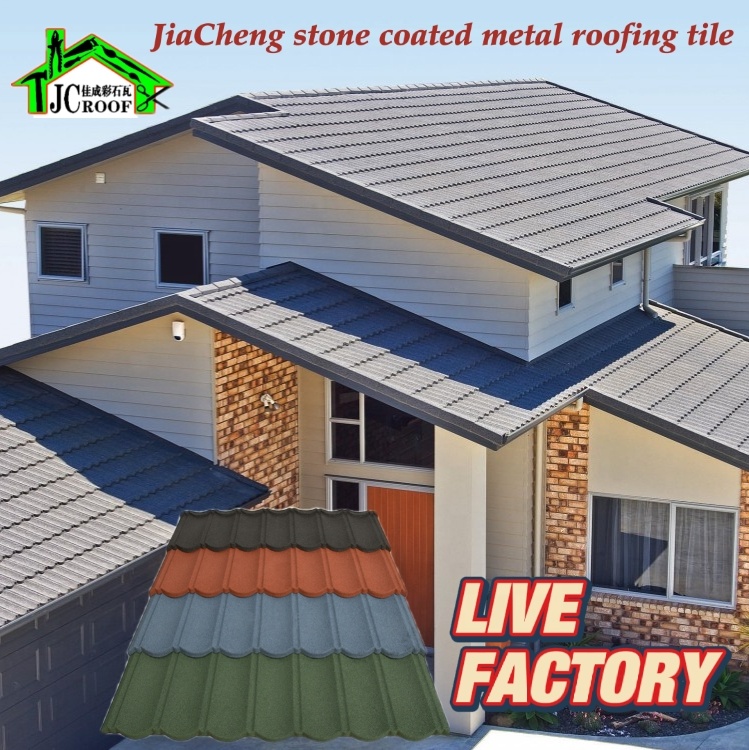 Bond Colorful Stone Coated Roof Tiles Bond Type Telhados Sun Terracotta Metal Black And Gray Color Metal Roof Tile In Nigeria