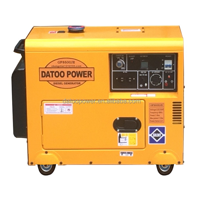 Портативный 8kw 10kva тихий дизельный генератор для домашнего использования