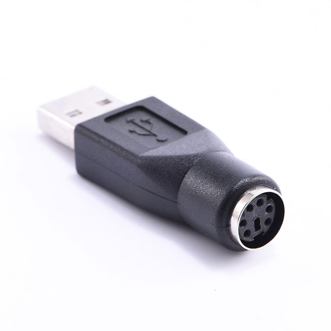 USB 2,0 A папа к PS2 мама адаптеры Конвертер Разъем для ПК компьютера клавиатуры мыши