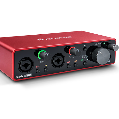 Focusrite Scarlett 2i2 3rd Gen профессиональная звуковая карта студийный аудио интерфейс для записи