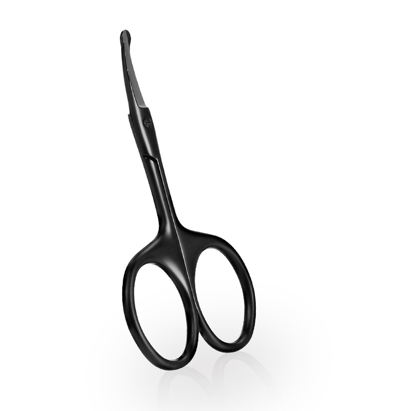 Stainless Steel Makeup Tools safe Curved Craft Scissors Eyebrow trimming beard Nose hair beauty scissor