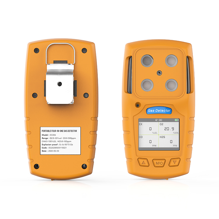 Factory price handheld multi 4 in 1 gas detector co h2s o2 ex gas detector