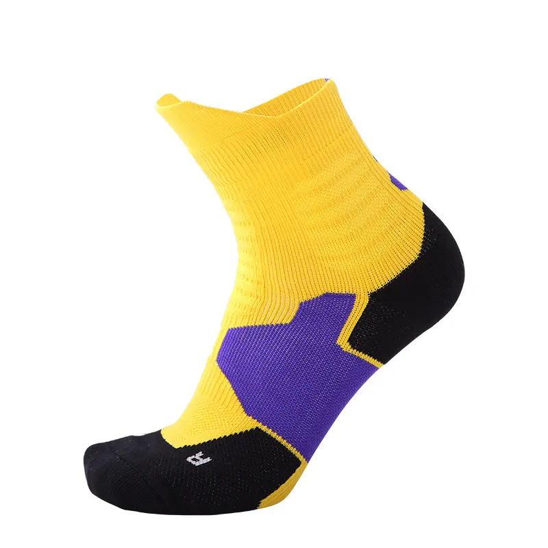 In Stock Wholesale Elite Mens And Women Basketball Socks With Terry