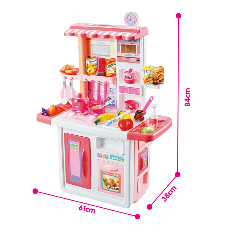 DIY with light   Sound kitchen toys kids kids kitchen set toy