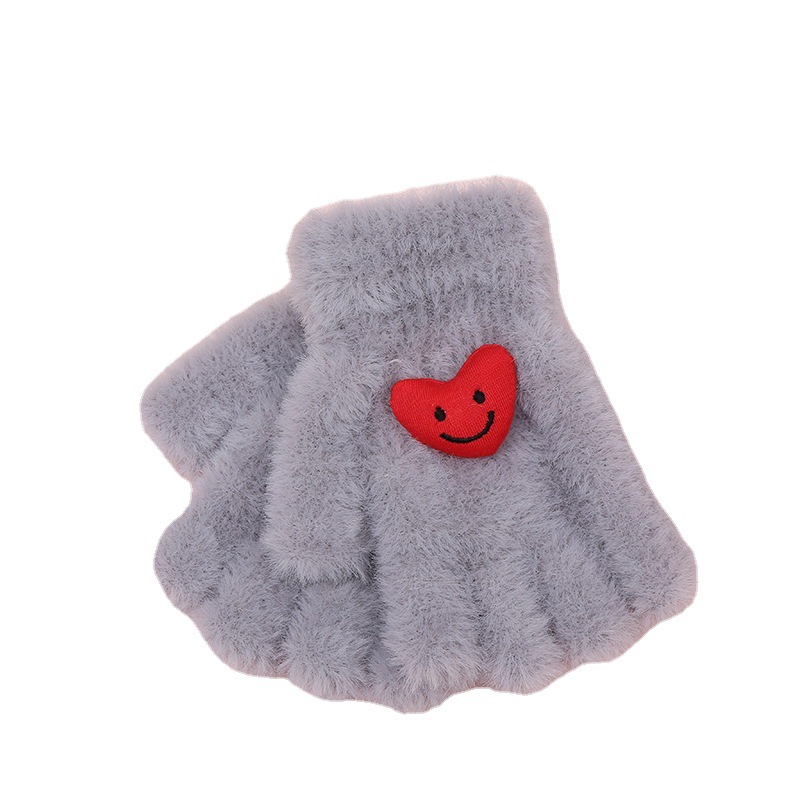 Wefans 2021 new student knitted gloves, cute cold-proof and warm cartoon small animal child winter gloves kids factory wholesale