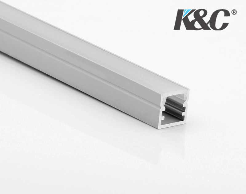 Surface mounted led aluminium profile for led strips with PC diffuser cover