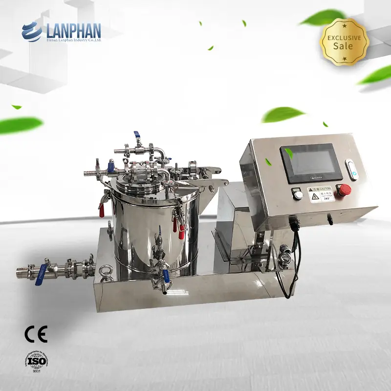 Cold Industrial Centrifugal Oil Centrifuge Separator Alcohol Extraction Machine