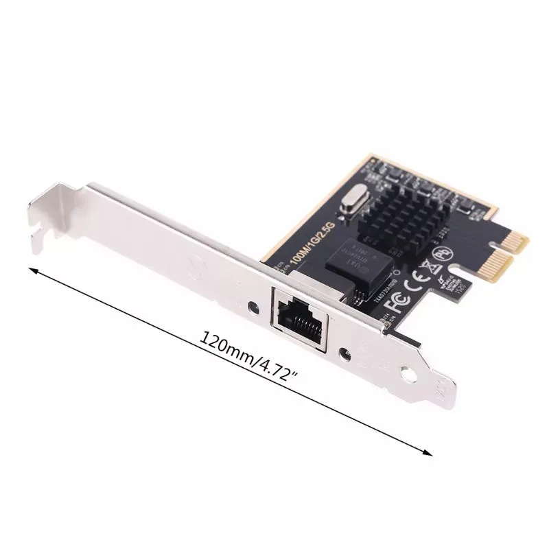 PCI Express PCI-E 2.5G Net work Card 2500Mbps PCIe 1X 2.5G lan Card Realtek8125 85WD