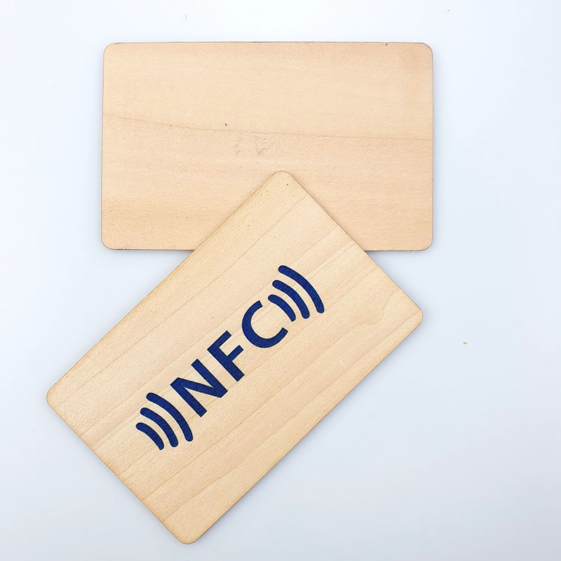 Эко-дружественных стандарт для вторичной переработки NFC визитная резьба по дереву отель блокировки rfid смарт-карта