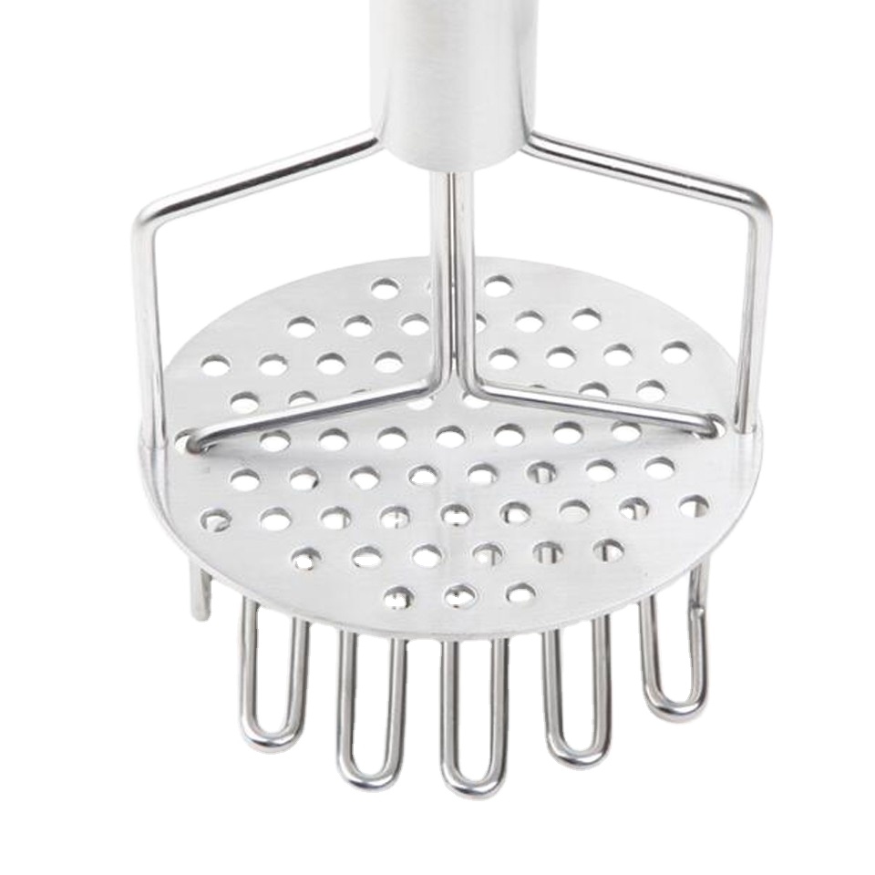 New Kitchen Mashed Potatoes Device Bilayer Mud Salad Fruit Vegetable Tool Stainless Steel Photo Mash Maker