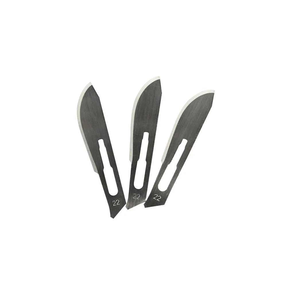 Easy to use medical carbon steel or stainless steel surgical scalpel blades is surgical skin graf knife blades