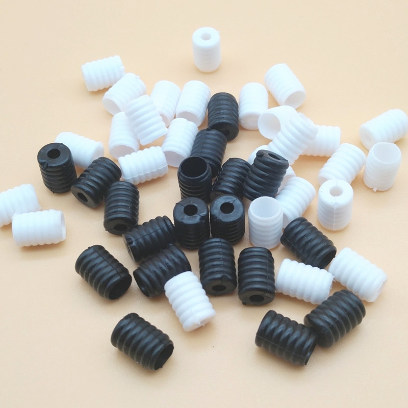 9mm Tubular rubber silicone cord lock for mask, mask cord stopper