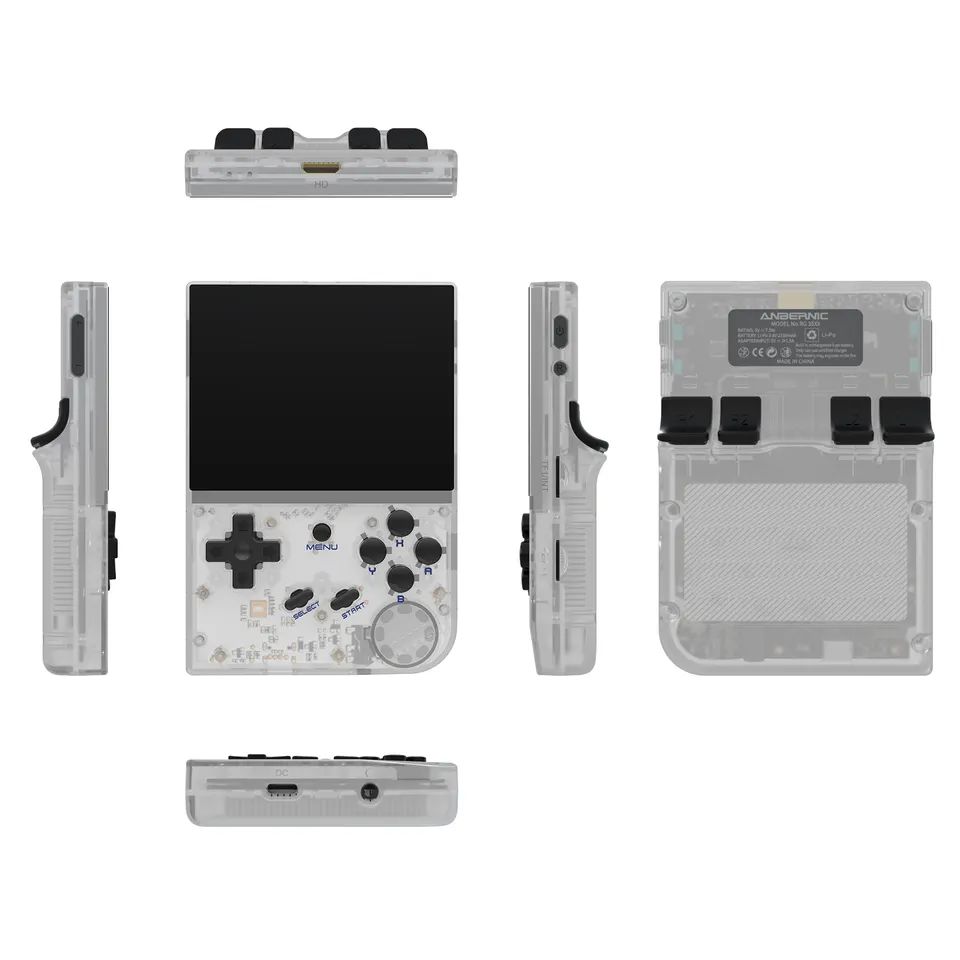 2023 Mini 3,5 дюймовый IPS экран Cortex-A9 Anbernic RG35XX портативный игровой плеер 64 Bit