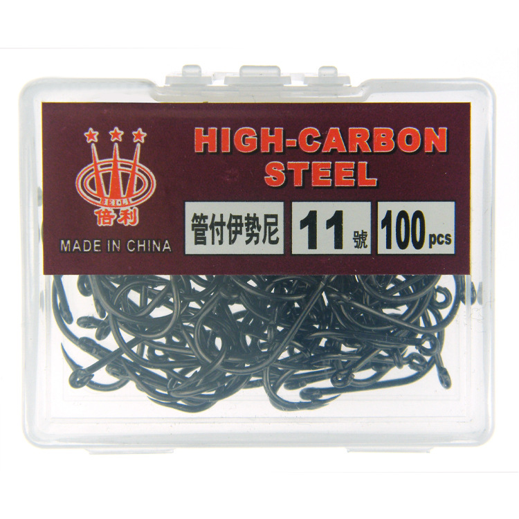 100PCS High Carbon Steel Fishhooks barbed Hook Soft Lure Fishing Bait Fish hooks High Barbed Fishing Hooks Ansuelos De Pesca