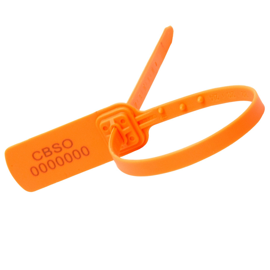 CH311 Tamper-Proof Plastic Security Seal Adjustable Length Pull Tight Metal Insert FKM Silicone Material Mechanical Applications