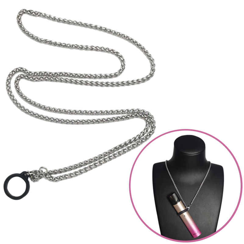 Металлическое кольцо для электронной сигареты VANSCLOUD custom vape pen lanyard Necklace Chain for relx