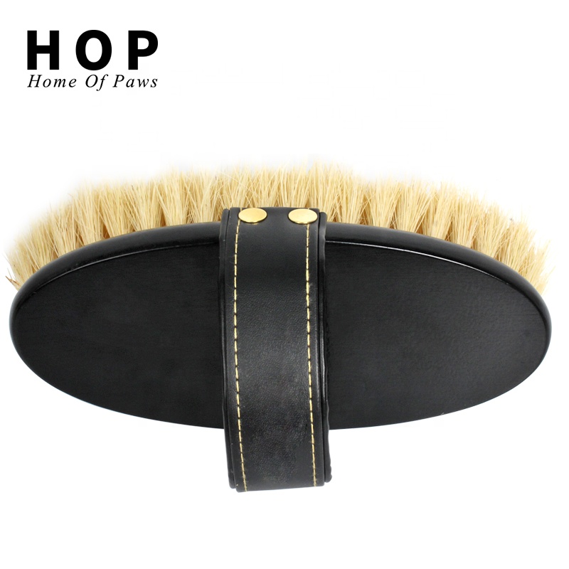 Factory Wholesale Custom Logo Horse Care Products Wooden Horse Grooming Brush