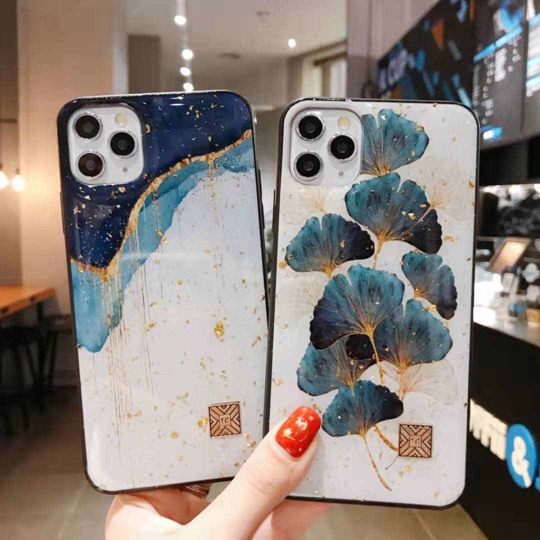 Мягкий силиконовый чехол для iPhone, шикарные мраморные чехлы для телефонов, Золотая фольга, блеск, iPhone 12, 11 Pro Max, XR, X, низкая цена, новый
