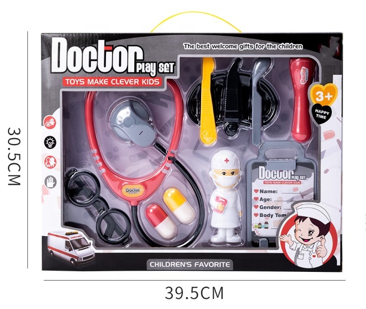 Family toys imitate doctors, children's games, simulated medical equipment sets are popular
