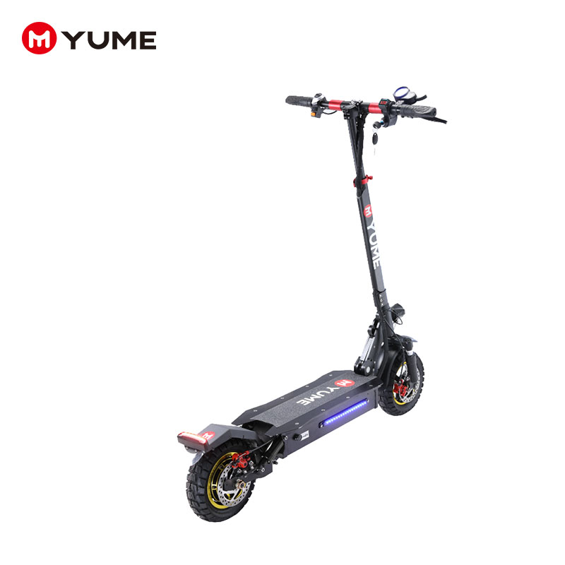 YUME S10 китайский новый электрический скутер 1000 Вт двойной двигатель толстые шины escooter из Китая Европы склад для взрослых
