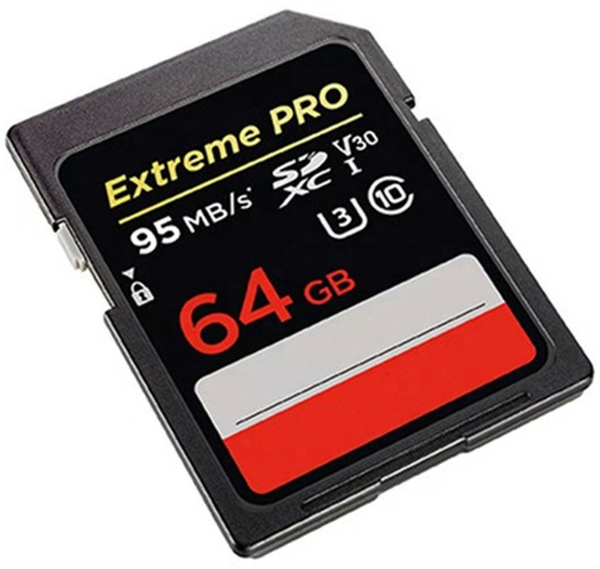 Extreme PRO 64 Гб 95 МБ/с. UHS-I/U3 SDXC карты флэш-памяти C10, V30, в формате 4K UHD, циклическая запись, SD карты