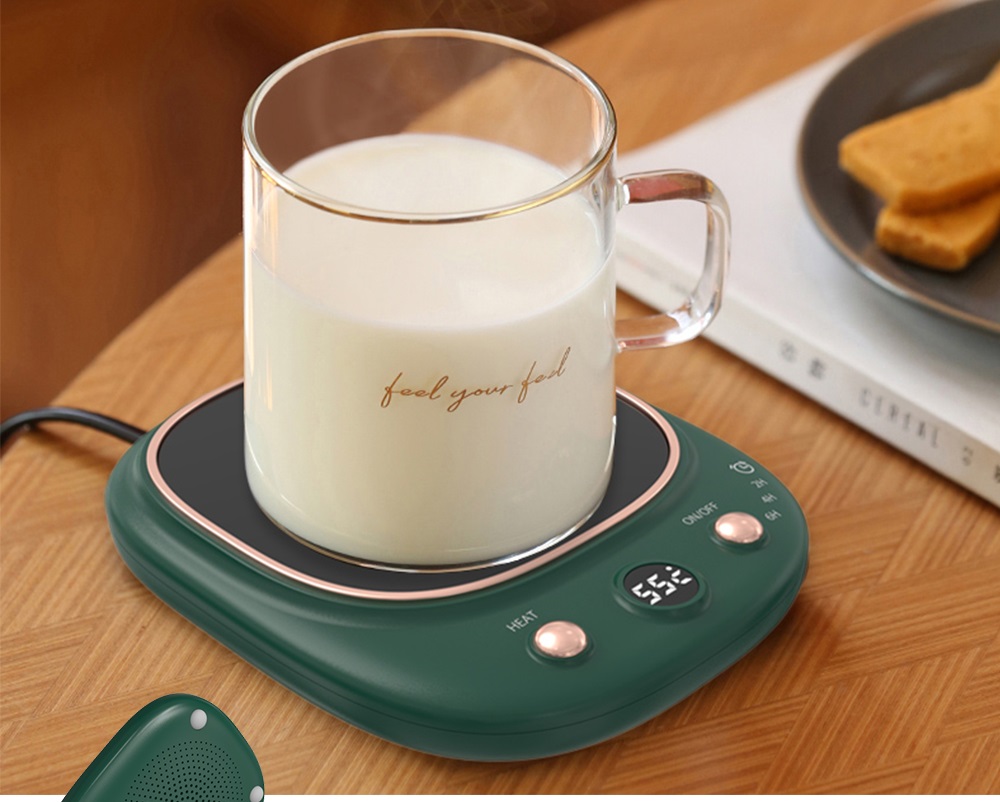 Tize OEM ODM Customized Heating Coaster Cup Electric Warmer Keep Warm Heat Cup Mat