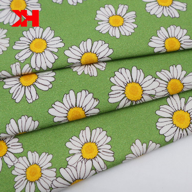 Kahn soft textile 220gsm cotton jersey spandex lycra fabrics for women sleepwear