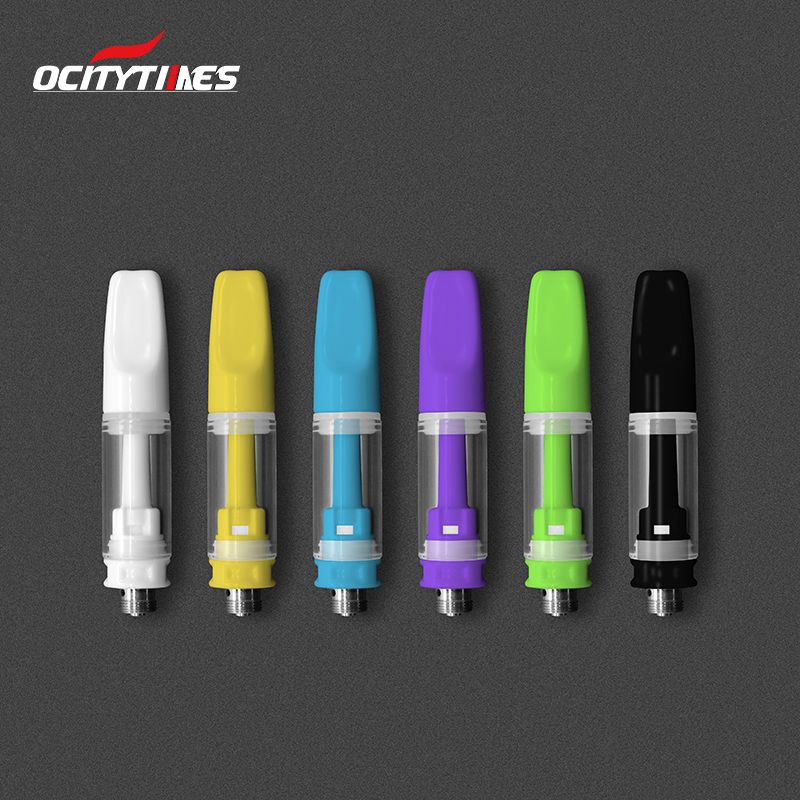 Ocitytimes black square ceramic box full ceramic CBD cartridge