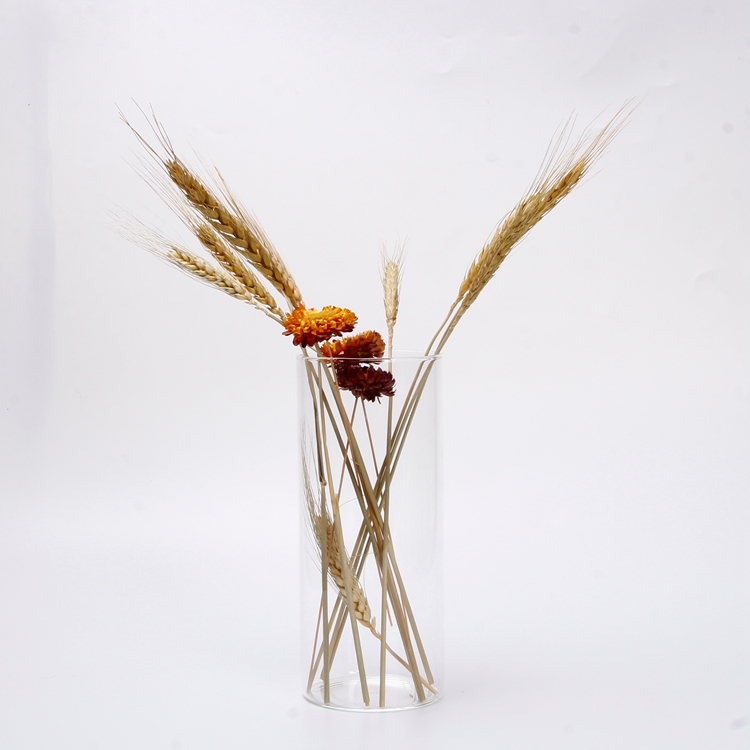Tall Cylinder Glass Vase Recycle Glass Glass Flower Vase