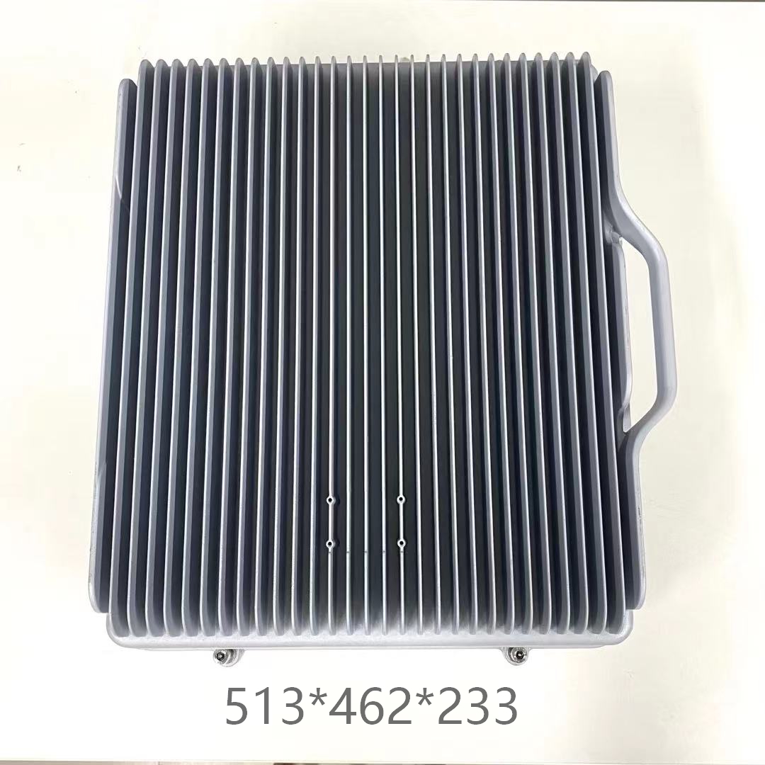 Elec-Case Outdoor battery cabinet Wall mount enclosure IP68 High-density cast aluminum box