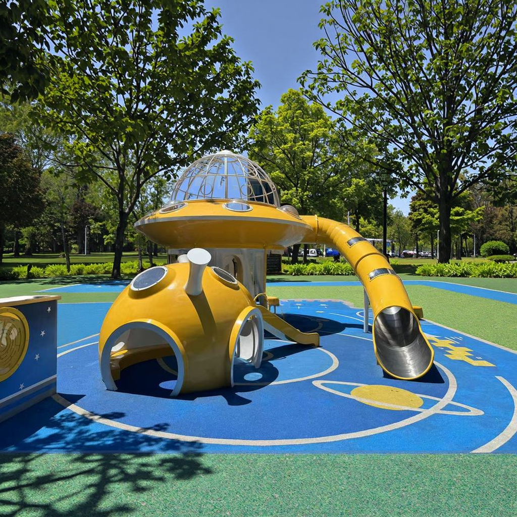 High Quality Commercial Outdoor Kids Playground Equipment PE Vinyl Slide Amusement Play Equipment for Public Sports Park Plastic
