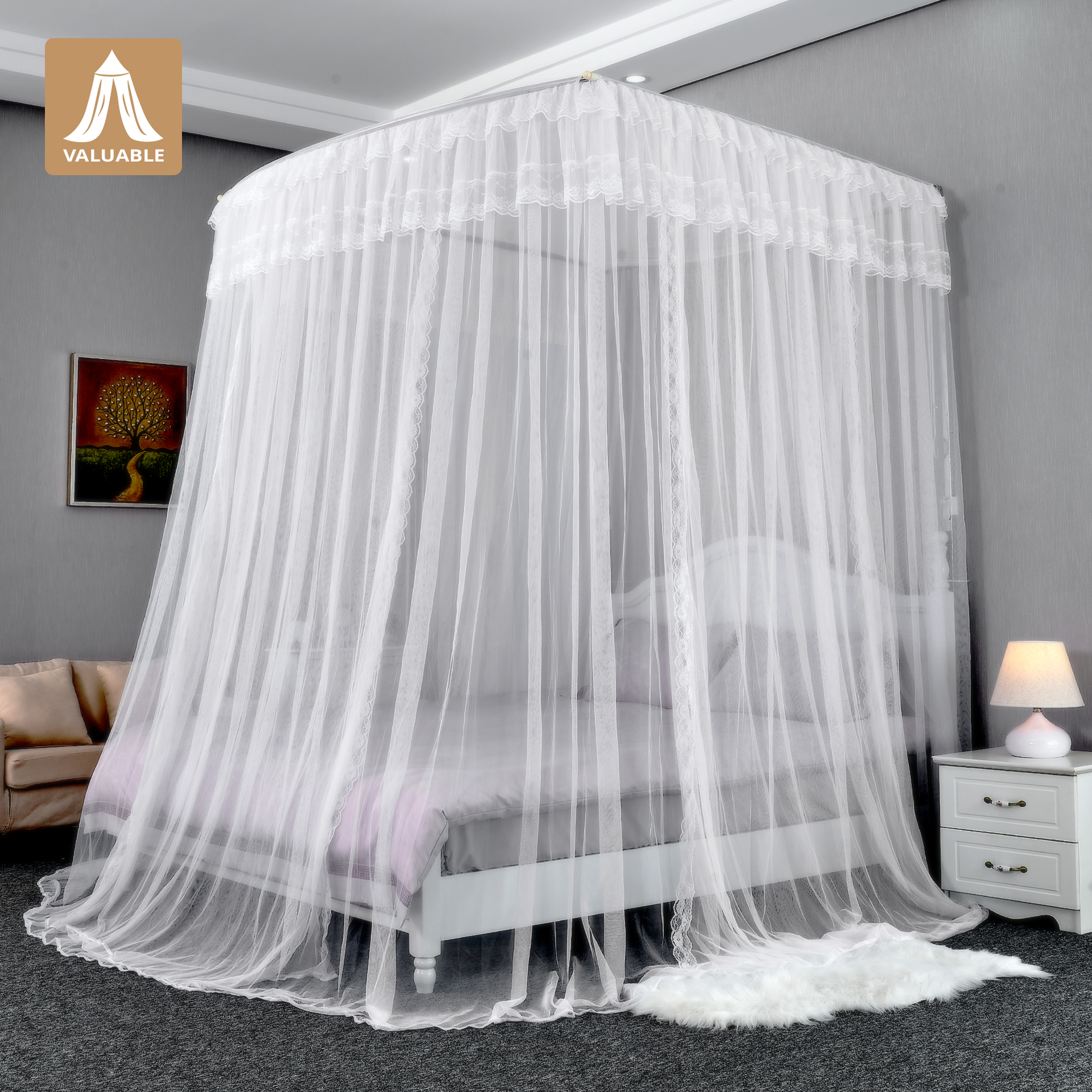Romantic Palace Mosquito Net indoor bed net