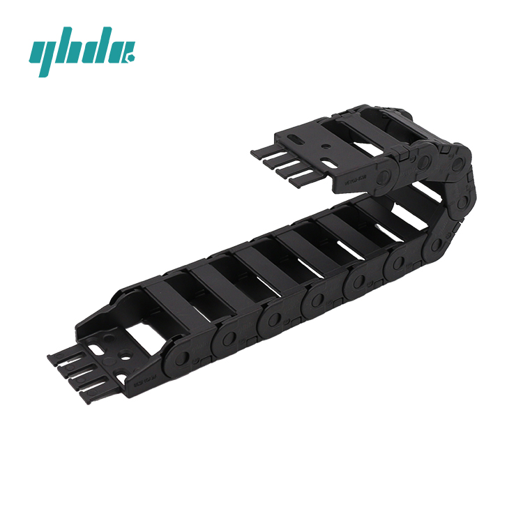 H15X30mm R28 R38 R48 protective drag chain cable carrier Engineering plastic cable drag chain for automatic cnc machine tool