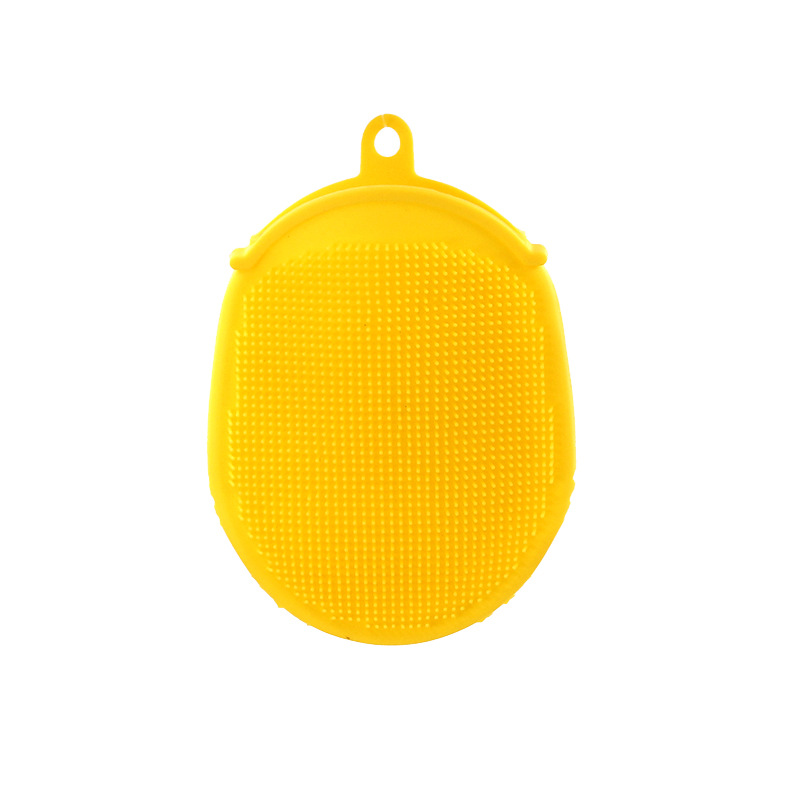 BPA Free Silicone Baby Brush Body Wash Shower Bath Exfoliating Skin SPA Massage Scrubber Cleanser, Baby Shower Brush
