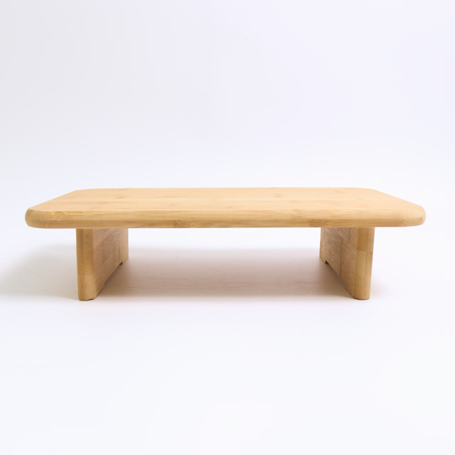 Custom Bamboo Sofa Table Bed Table Wholesale Natural Bamboo Wooden Couch Tray With Holder For Home