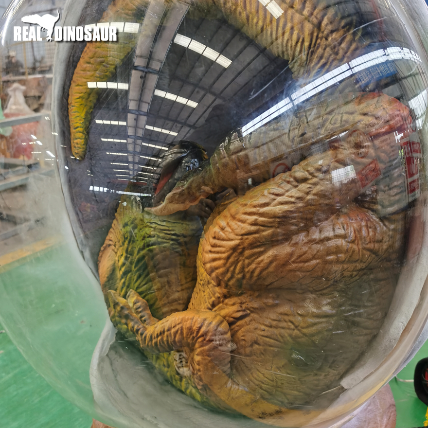 NEW Park Decoration Visible Animatronic Dinosaur Egg