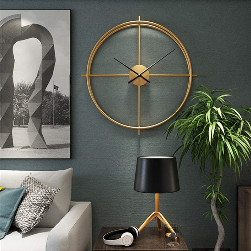Nordic modern minimalist creative large hanging clock living room home fashion contracted atmosphere nomon art clock