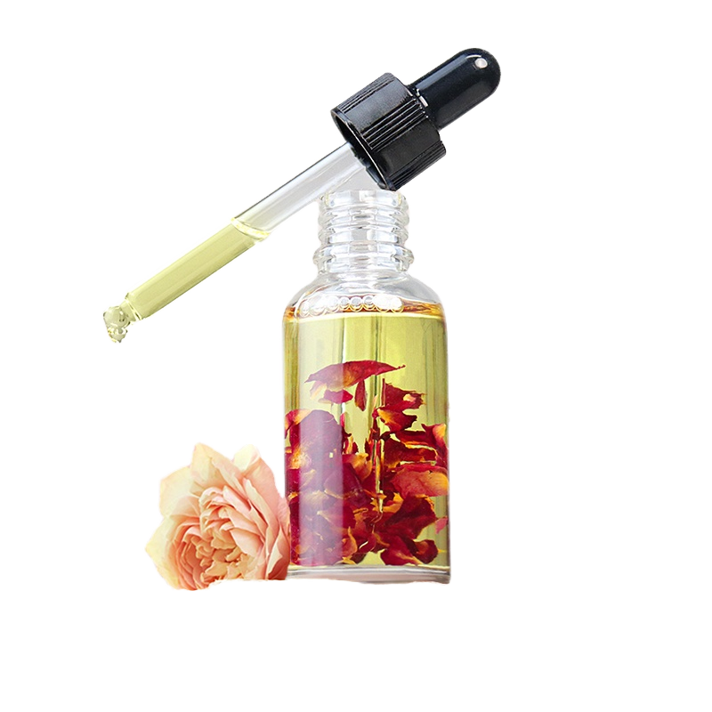 Private Label Vegan Face Serum with Niacinamide Aloe Vera Vitamin C Whitening Rose Hip Oil 30ml