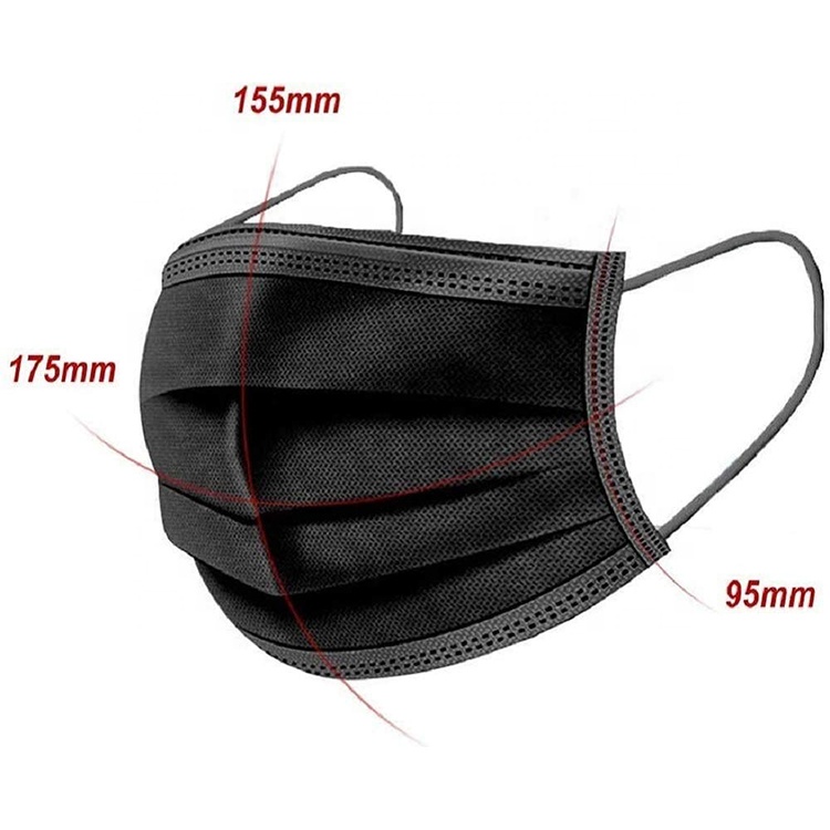 Ear Loop Examination 3-layer Disposable Earloop With Custom Logo Designer Face Mask