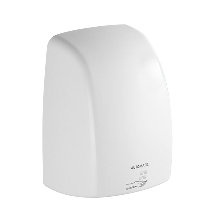High speed hand dryer white wall mounted automatic induction hand dryer for Hotel