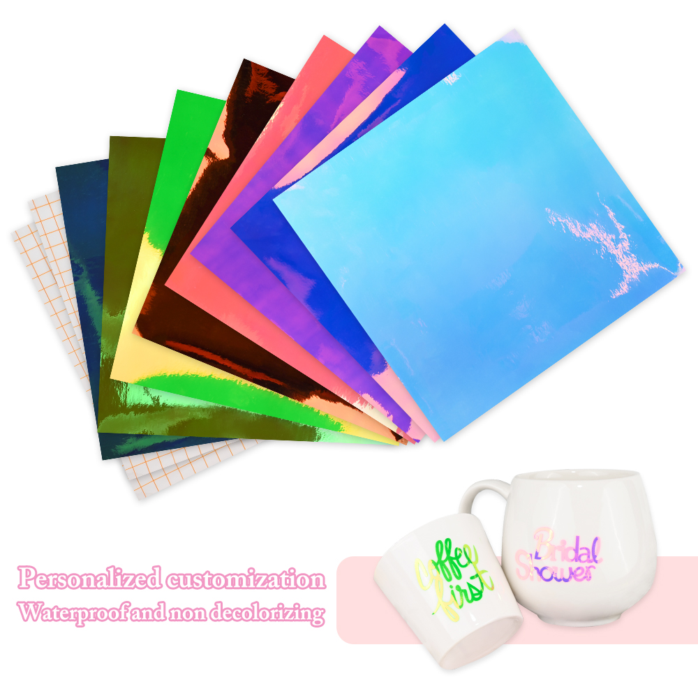 Виниловые клейкие листы, меняющие цвет, для рулона Cricut, сделай сам