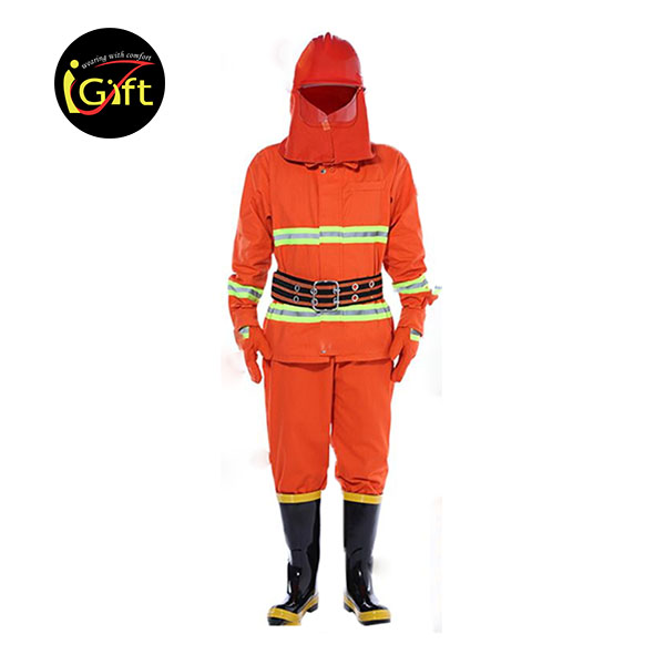 iGift Cheap wholesale custom design reflective stripe fireman clothing