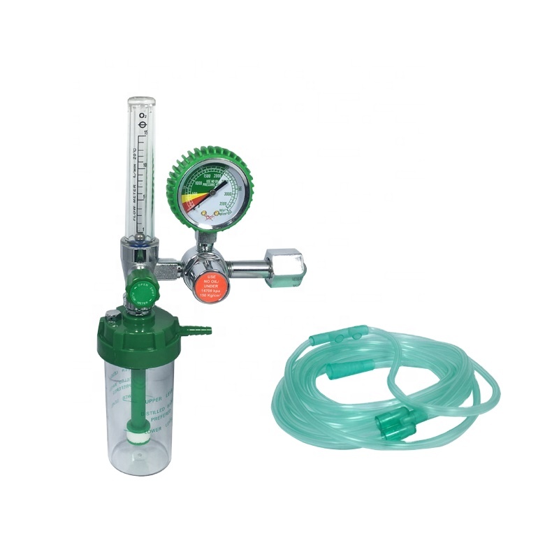 Nasal Oxygen Cannula Medical Oxygen Flowmeter CGA540/870 Regulator with Flow Meter Humidifier
