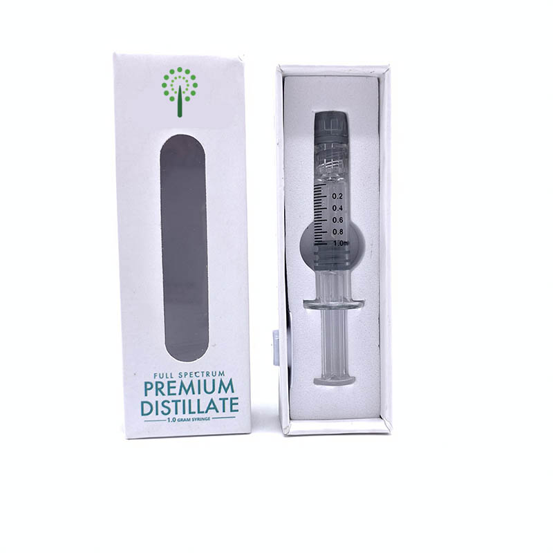 2020 оптовая продажа, для детей возрастом от 1 до мл CBD шприц с замком Luer CBD Vape ручка картридж стеклянного предварительно заполненного шприца